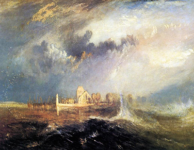 Quillebeuf at the Mouth of Seine William Turner